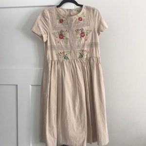 NWOT embroidered dress from Roolee